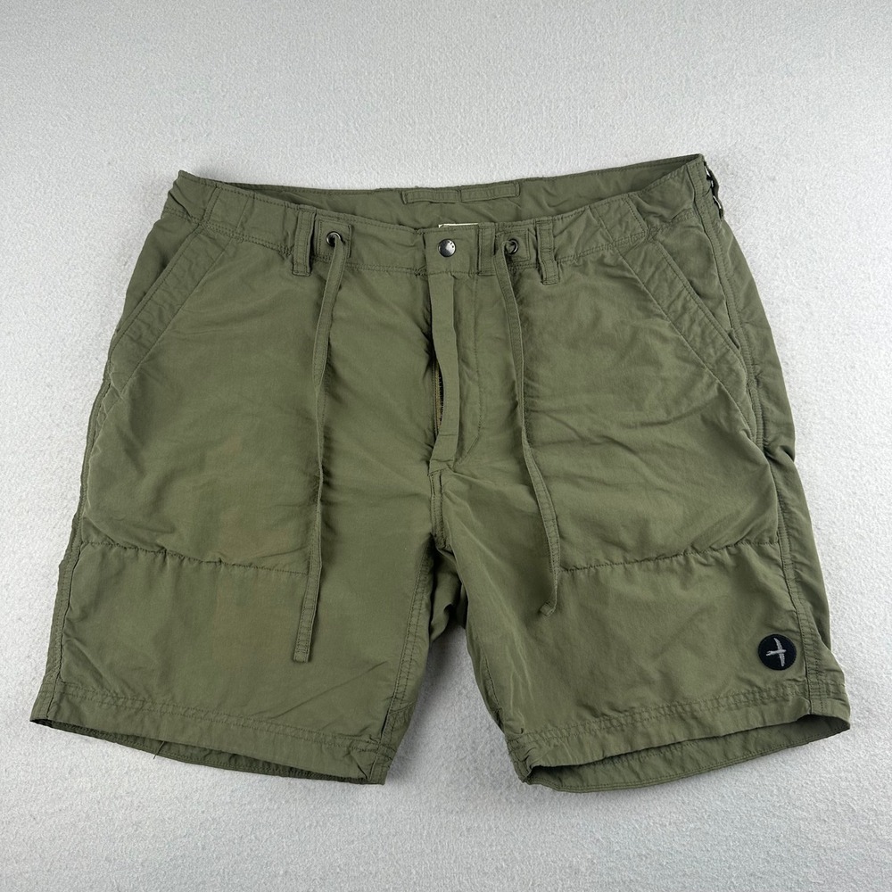 Relwen Cargo Shorts Women 32 Olive Green Drawstring Utility Outdoor Hiking